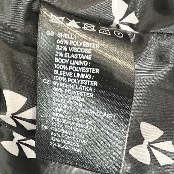 Divided H&M cropped blazer black size 8 - Picture 10 of 13